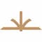 Ekena Millwork Redmond Smooth Timber Gable Bracket, Western Red Cedar, 84"W x 38"H x 1 1/2"D x 5 1/2"F, 11/12 Pitch GBW084X38X0206RED00SWR - alternate 1